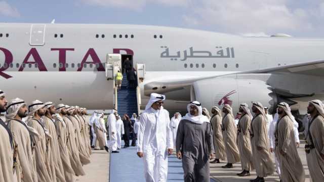 زيارة أمير قطر إلى الإمارات وهذا ما بحثه مع محمد بن زايد