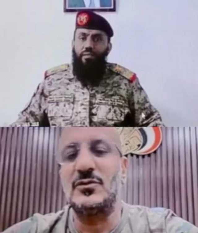 تفاصيل اتصال مرئي بين طارق صالح وقائد محور مران