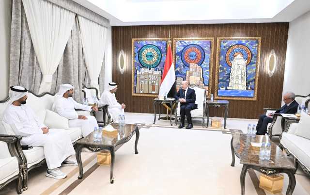 لقاء الرئيس العليمي بسفير دولة الإمارات