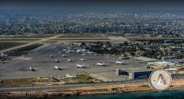 الجوية الليبية تعلن استئناف تشغيل رحلاتها من وإلى مطار معيتيقة