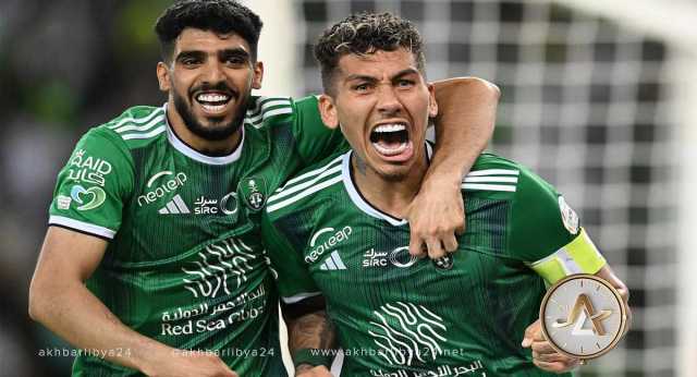 ثلاثية البرازيلي فيرمينو تمنح الأهلي الفوز في افتتاح الدوري السعودي