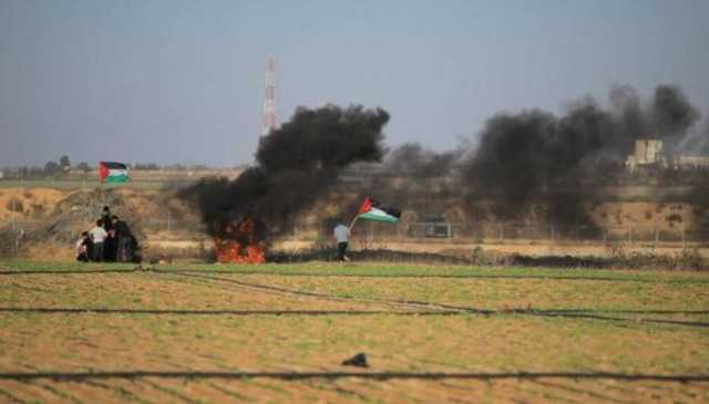 استشهاد شاب فلسطيني وإصابة 9 آخرين برصاص الاحتلال الإسرائيلي خلال مواجهات بشرق غزة