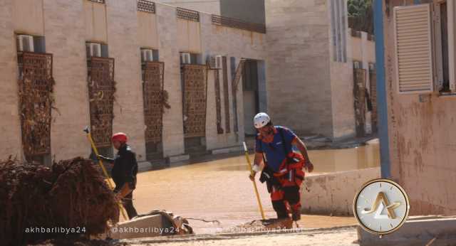 آفاد التركية تبدأ في عمليات البحث والإنقاذ في المناطق المنكوبة بالفيضانات في ليبيا