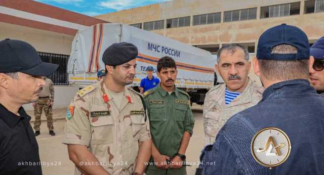 زيارة ميدانية لنائب وزير الدفاع الروسي إلى درنة