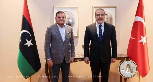 الدبيبة ووزير خارجية تركيا يؤكدان دعم جهود باتيلي بشأن الانتخابات في ليبيا