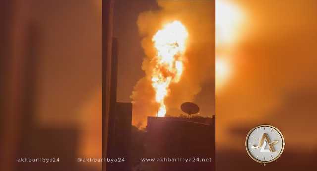 انفجار بمستودع لغاز الطهي في سبها وإصابة عامل وافد