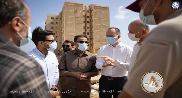 حماد يطلع الشركات التركية على حجم الأضرار في مدينة درنة 