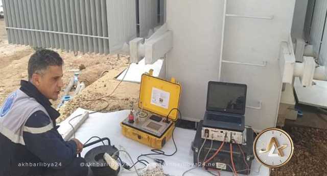 شركة الكهرباء تواصل أعمال صيانة الشبكة في درنة