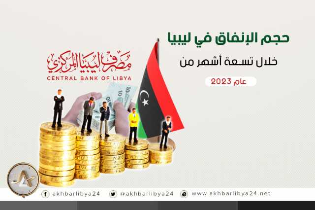 حجم الإنفاق العام في ليبيا خلال تسعة أشهر من عام 2023