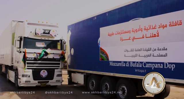 ليبيا الثانية عالميا في دعم غزة بالمساعدات