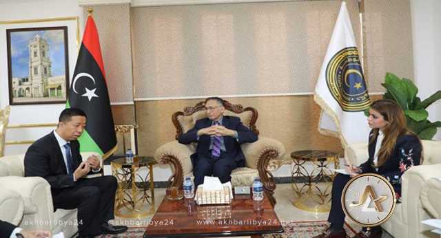 الحويج يدعو الصين إلى عقد منتدى اقتصادي مشترك في ليبيا