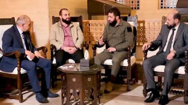 سوريا..قيادة المعارضة تجتمع مع الجلالي لبحث انتقال السلطة(فيديو)