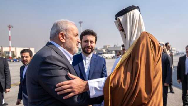 أمير دولة قطر يصل إلى طهران