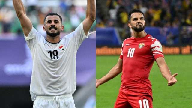 موعد مباراة العراق ضد الأردن في ثمن نهائي كأس آسيا 2024 والقنوات الناقلة