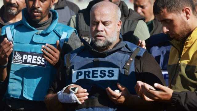 وائل الدحدوح مرشّح نقابة الصحافيين المصريين لجائزة الشجاعة الدولية