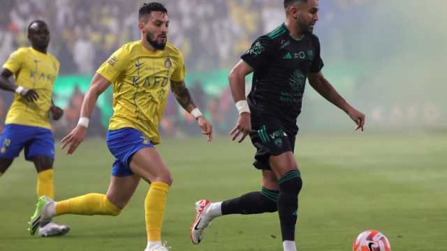 معلق مباراة النصر والأهلي في الدوري السعودي 2023-24