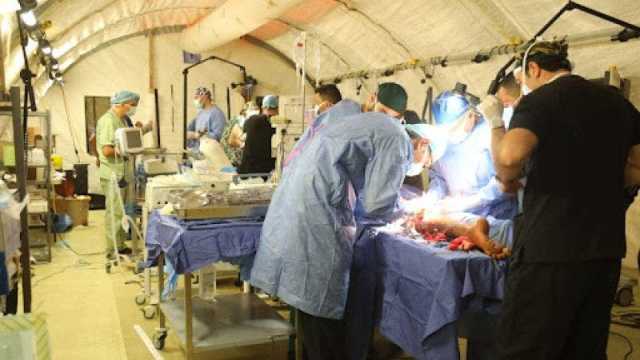 استبدال طاقم المستشفى الميداني الأردني في خانيونس والطاقم الجديد يباشر أعماله