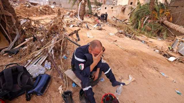 7 قتلى في اصطدام سيارة عائلة ليبية بمركبة فريق اغاثة يوناني متجه الى درنة