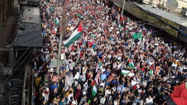 مظاهرات في مدن عربية دعما لغزة