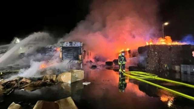 حريق يؤدي لتعطل إنتاجية مصنع تسلا في ألمانيا