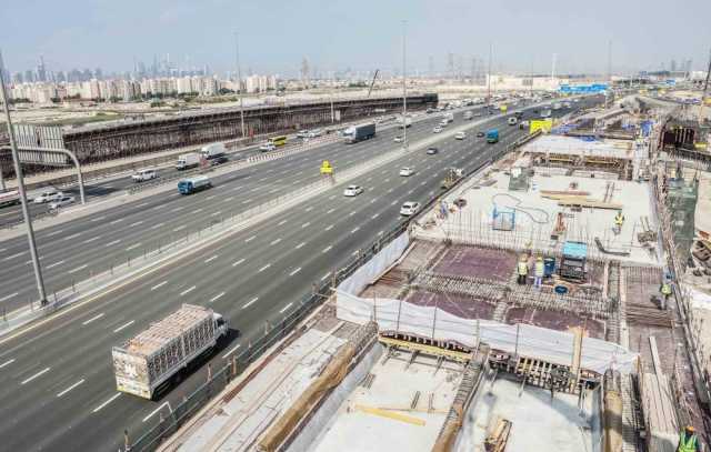طرق دبي: إنجاز 75% من تطوير تقاطع شارع جرن السبخة مع شارع الشيخ محمد بن زايد