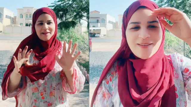 فيديو| مصرية تروي للعالم قصتها في الإمارات مع المطر والشرطة