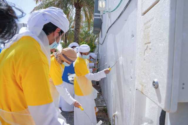 «بلدية أبوظبي» تنفذ فعالية للحفاظ على المظهر العام في مدينة الختم