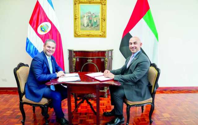 الإمارات وكوستاريكا توقعان اتفاقية تعاون في العمل والتطوير الحكومي