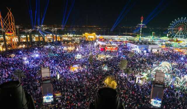 مهرجان الشيخ زايد يحطم 4 أرقام قياسية لاستقبال العام الجديد