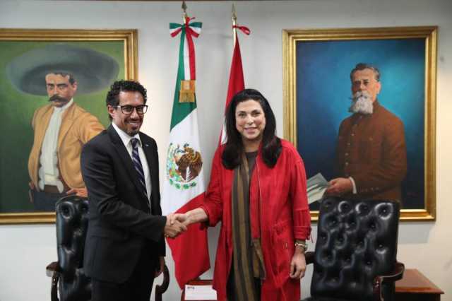 سفير الإمارات لدى المكسيك يلتقي رئيسة مجلس النواب الفيدرالي