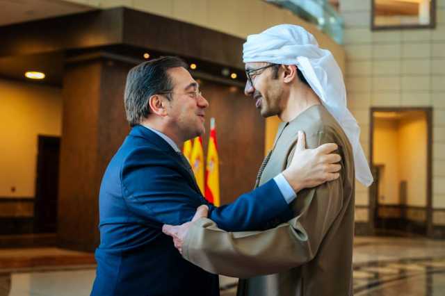 عبدالله بن زايد يستقبل وزير خارجية إسبانيا ويبحثان التطورات في المنطقة
