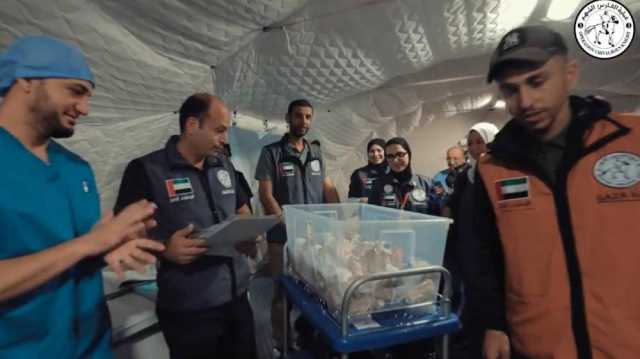 بالفيديو | «الفارس الشهم 3» تحيي «حق الليلة» خلال زيارة المستشفى الميداني الإماراتي في غزة