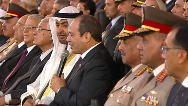 بالفيديو | السيسي مخاطباً محمد بن زايد: الأخ والصديق الحبيب.. وجودكم معنا شرف كبير