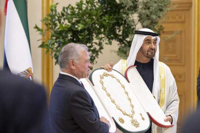 محمد بن زايد: العلاقات الإماراتية- الأردنية تاريخية وأخوية.. ونعمل معاً من أجل التنمية والاستقرار بالمنطقة