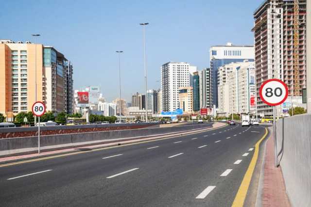 «طرق دبي» تخفض السرعة على جزء من شارع الاتحاد إلى 80 كم في الساعة