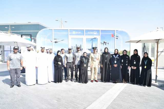 عبدالله المري يتفقد مشاريع منصة شرطة دبي في COP28
