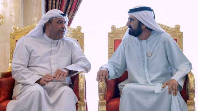 محمد بن راشد ونائب رئيس الوزراء الكويتي يستعرضان العلاقات الأخوية