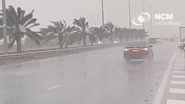 الإمارات.. أمطار غزيرة على مناطق متفرقة والطقس صحو إلى غائم جزئياً