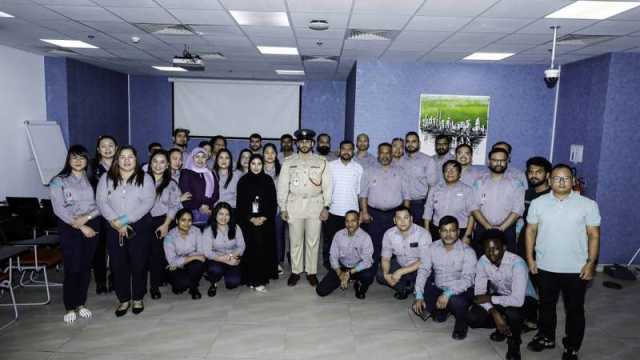 شرطة دبي تعزز الوعي الأمني بين موظفي «إينوك»