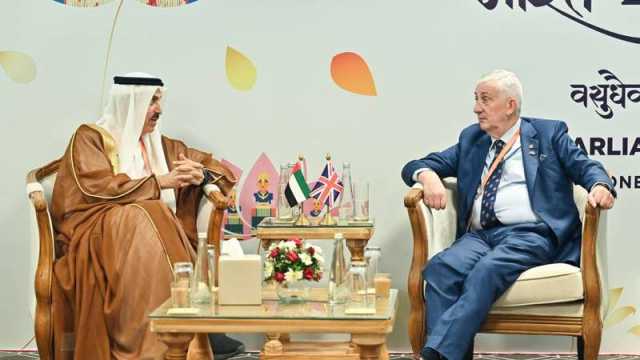 صقر غباش ورئيس مجلس العموم البريطاني يؤكدان عمق العلاقات بين البلدين