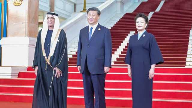 سعود بن صقر يحضر حفل استقبال «منتدى الحزام والطريق للتعاون الدولي الـ3» في بكين