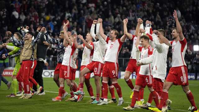 بايرن يهزم أرسنال ويتأهل لقبل نهائي دوري أبطال أوروبا