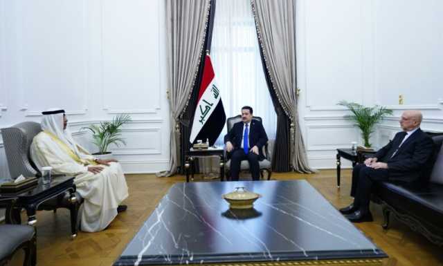 السوداني يؤكد على تعزيز العلاقات بين العراق والكويت