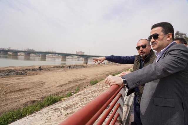 السوداني يفتتح مشروع توسعة طريق أبو نؤاس وجسر الجادرية الجديد