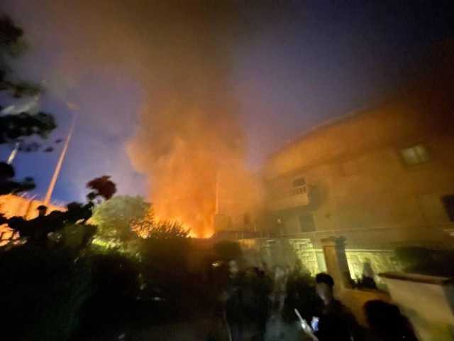 هل أحرقت إيران مبنى السفارة السويدية في بغداد؟