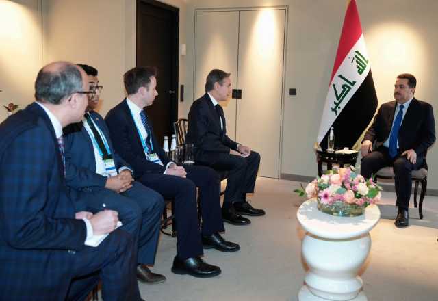 السوداني وبلينكن يؤكدان على تعزيز التعاون بين بغداد وواشنطن في كافة المجالات
