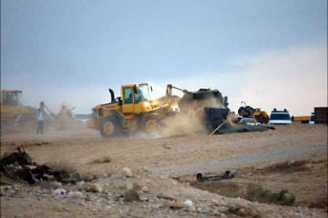 الاحتلال الإسرائيلي يهدم قرية بالنقب للمرة الـ222