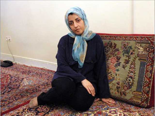 عائلة سجينة إيرانية مضربة تتسلم اليوم جائزة نوبل للسلام