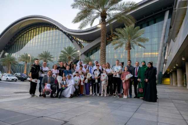 وصول 20 عائلة روسية وأوكرانية إلى قطر لتلقي الرعاية الصحية والنفسية