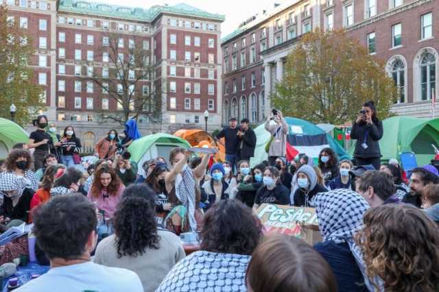 طلبة بجامعة كولومبيا يعتبرون تضامنهم مع غزة درسا حيا بالتاريخ